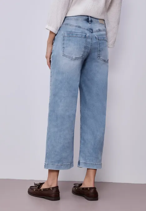 High Waist Wide Leg Jeans im Loose Fit light blue wash High Waist Wide Leg Jeans im Loose Fit light blue wash