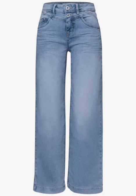 High Waist Wide Leg Jeans im Loose Fit light blue wash High Waist Wide Leg Jeans im Loose Fit light blue wash