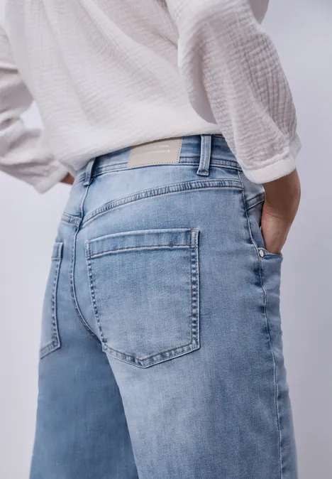 High Waist Wide Leg Jeans im Loose Fit light blue wash High Waist Wide Leg Jeans im Loose Fit light blue wash