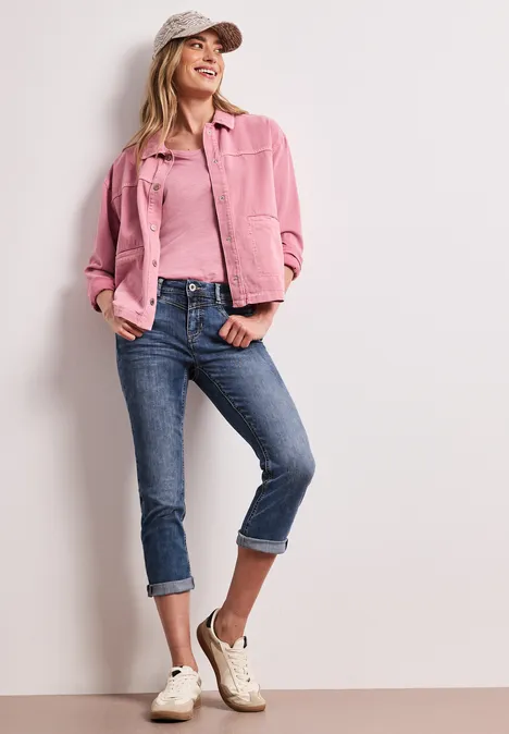 7/8 Slim Leg Jeans im Casual Fit authentic dark blue wash