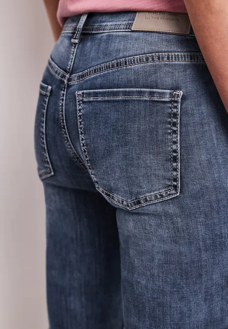 7/8 Slim Leg Jeans im Casual Fit authentic dark blue wash