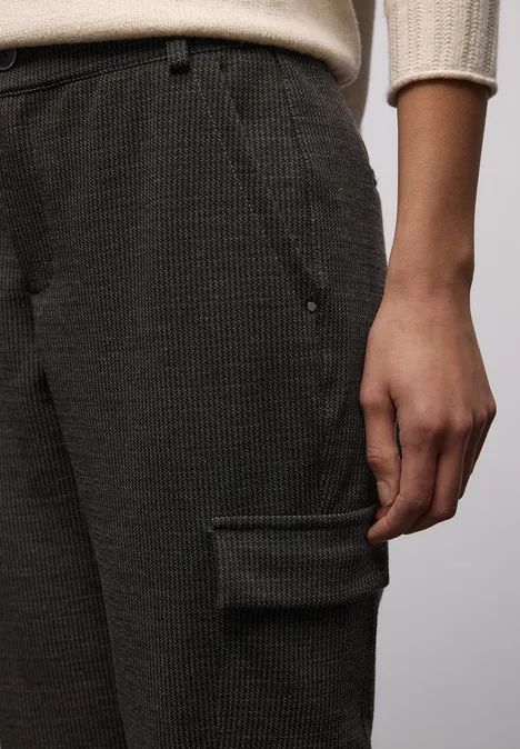 Pantalon Houndstooth Cargo rustic brown Pantalon Houndstooth Cargo rustic brown