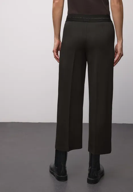 Wide Leg Hose darkest brown