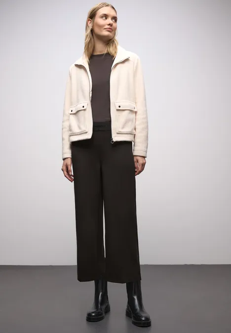 Wide Leg Hose darkest brown