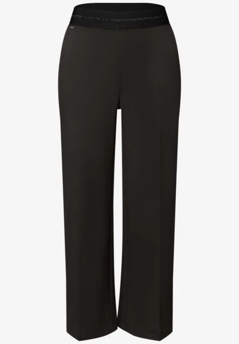 Wide Leg Hose darkest brown