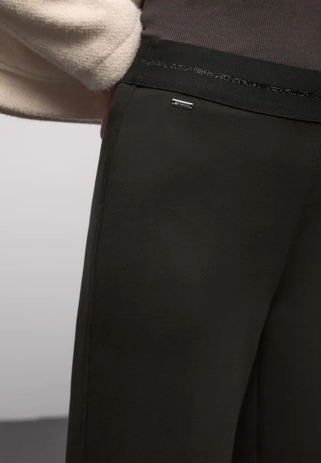 Wide Leg Hose darkest brown