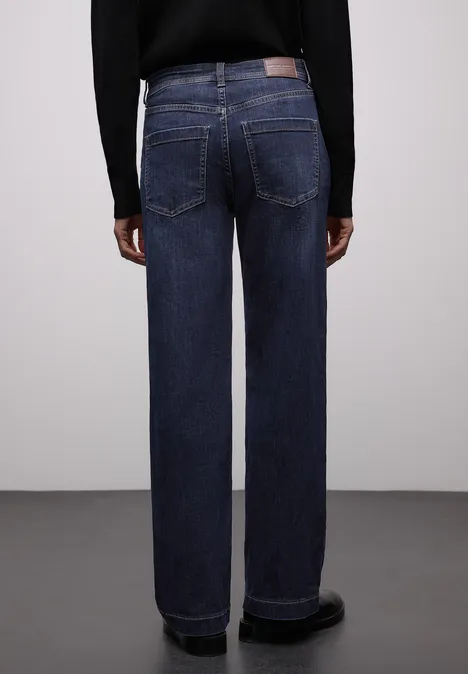 Wide Legs Jeans Dark blue washed Wide Legs Jeans Dark blue washed