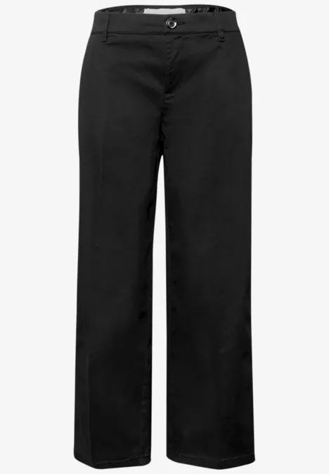 Straight Leg Chino im Casual Fit Black