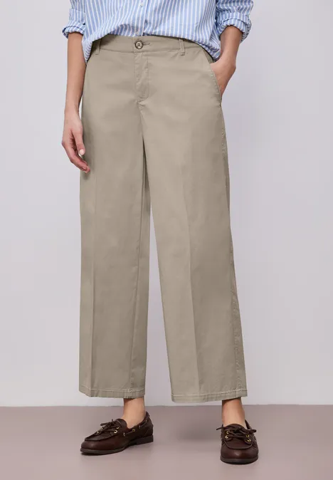 Straight Legs in een casual pasvorm buff grey