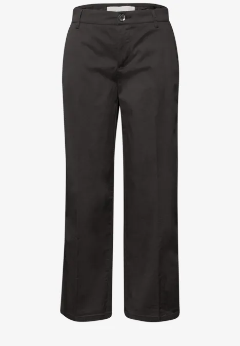 Chino Straight Legs en coupe casual deep earth