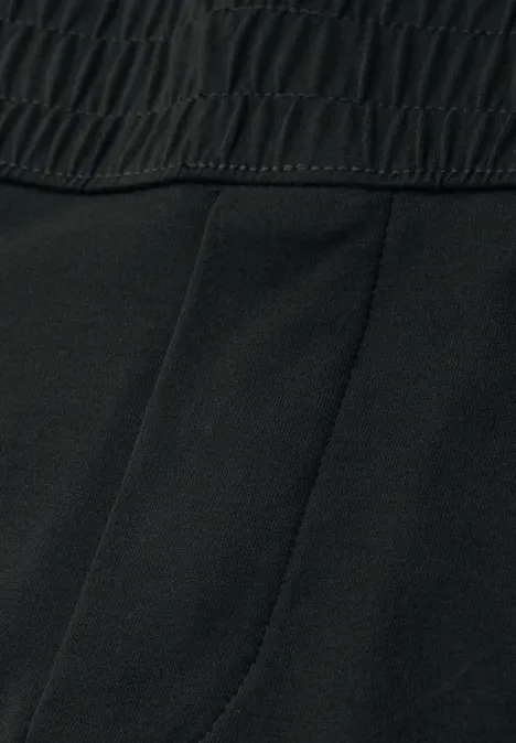 Mid Waist Slim Leg Pantalon Loose Fit pine grove green