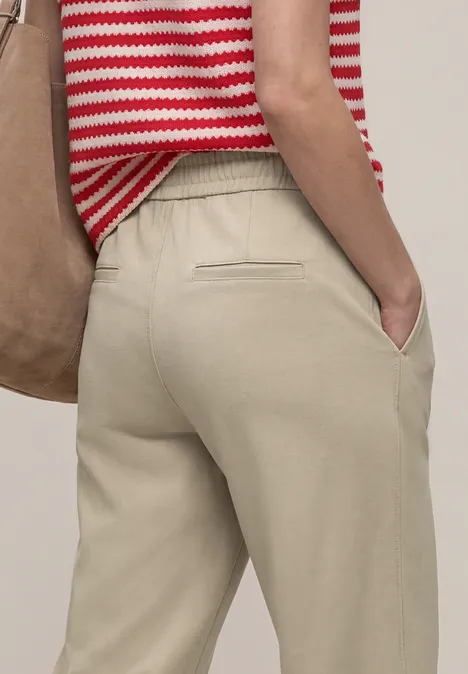 Pantalon Straight Legs avec détail de boucle cobble stone