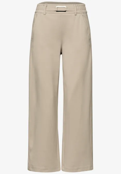 Pantalon Straight Legs avec détail de boucle cobble stone