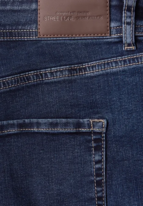 Jeansy typu boyfriend Dark blue washed Jeansy typu boyfriend Dark blue washed