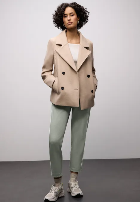 Hose mit Tape-Detail dark mint green