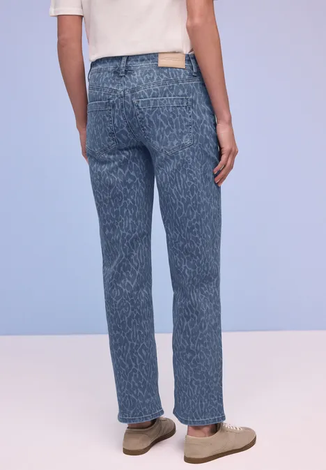 Jeansy z prostymi nogawkami Mid Blue Leo Laser Jeansy z prostymi nogawkami Mid Blue Leo Laser