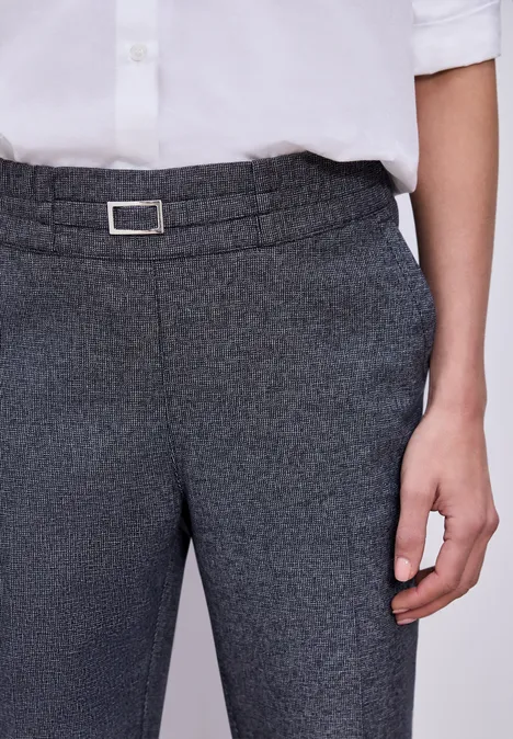 Melange Hose shadowed navy