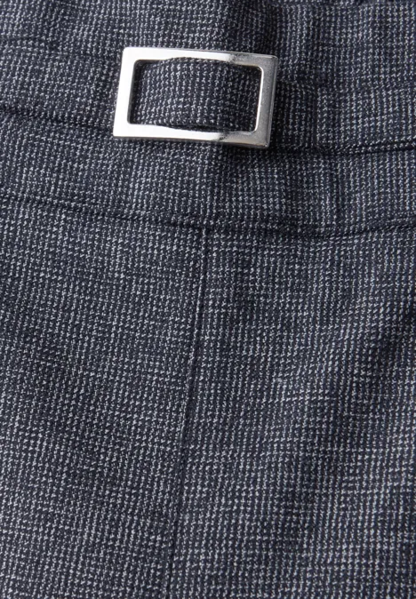 Melanżowe spodnie shadowed navy