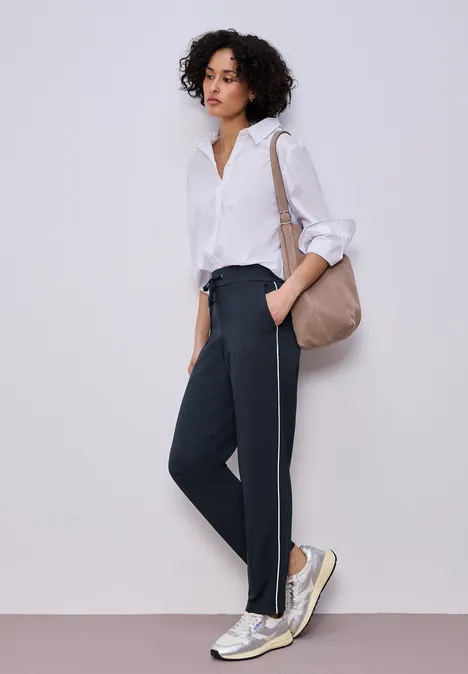 Slim Legs pantalon shadowed navy