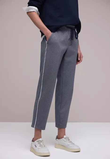 Broek met smalle pijpen shadowed navy