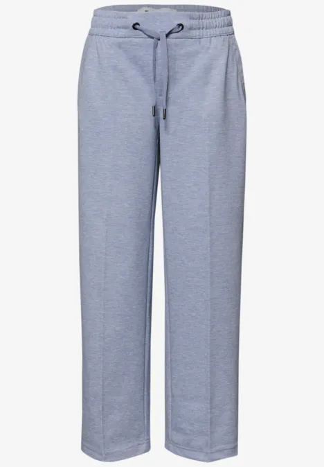 Wide Leg Hose mit Elastikbund country blue mel. Wide Leg Hose mit Elastikbund country blue mel.