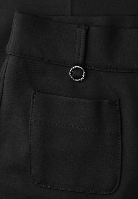 Spodnie z prostymi nogawkami Black Spodnie z prostymi nogawkami Black