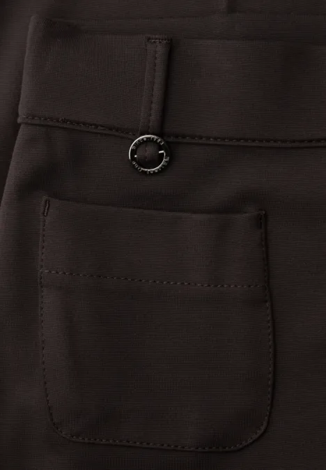 Spodnie z prostymi nogawkami espresso brown Spodnie z prostymi nogawkami espresso brown