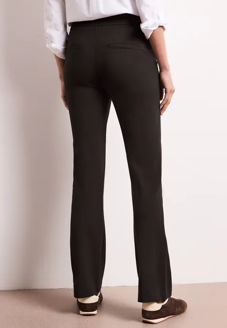 Pantalon High Waist Bootcut en Skinny Fit espresso brown