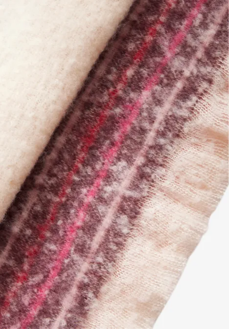 Langer Colourblock Schal multicolor