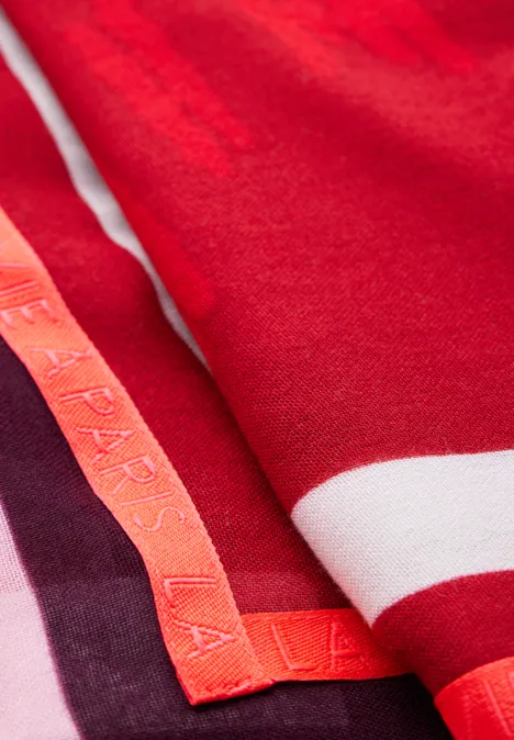 Bedrucktes Tuch autumn red