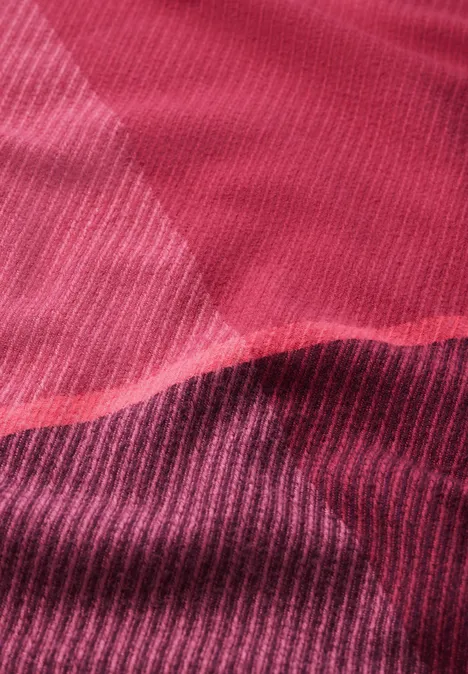 Softer Madras Schal power berry
