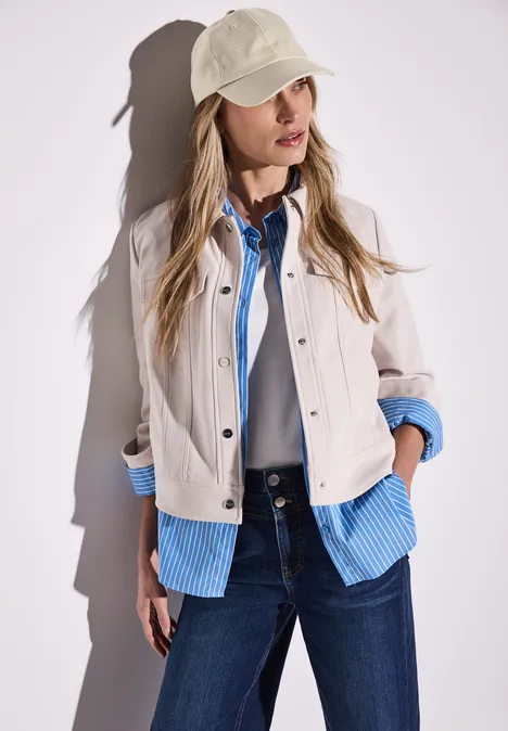 Leinen Cap moonstone sand