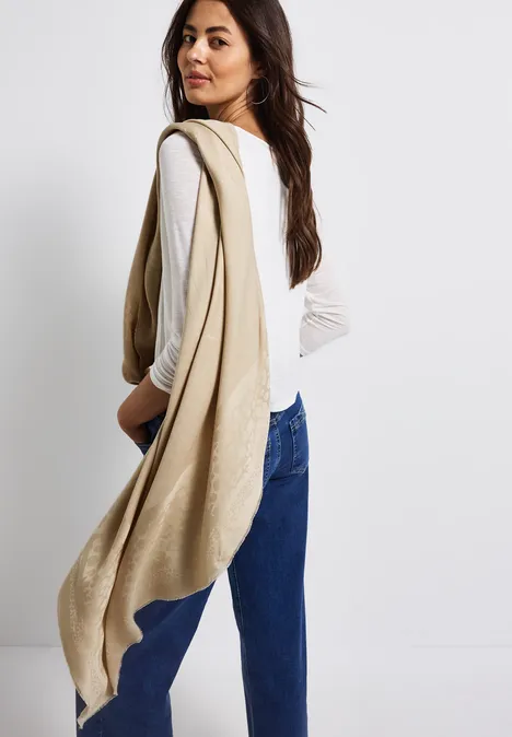 Leo Jacquard Tuch coastal beige