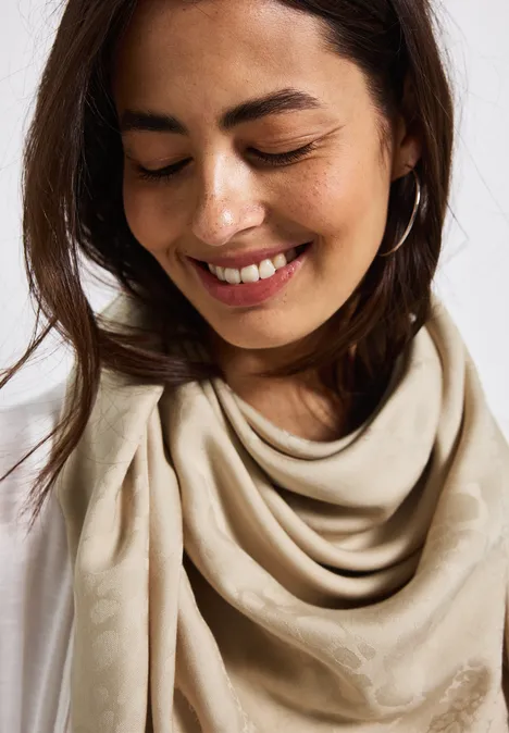 Leo Jacquard Tuch coastal beige
