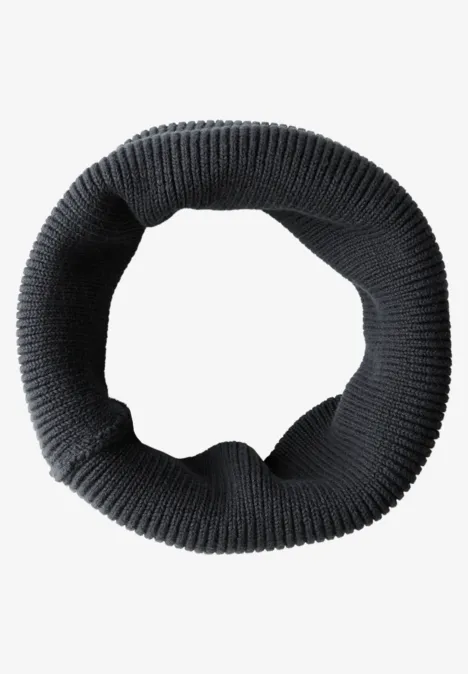 Rippstrick Loop-Schal Obsidian Blue