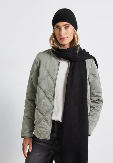 Feinstrick Beanie Black
