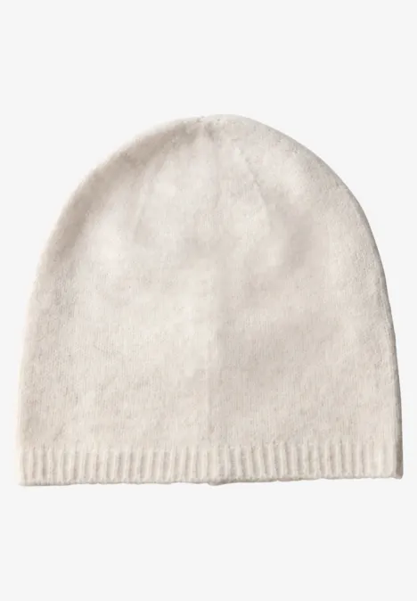 Feinstrick Beanie oak beige melange