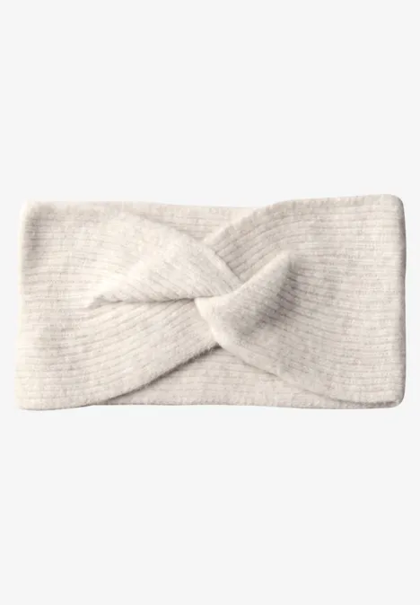 Feinstrick Stirnband oak beige melange