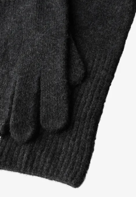Feinstrickhandschuhe anthracite melange