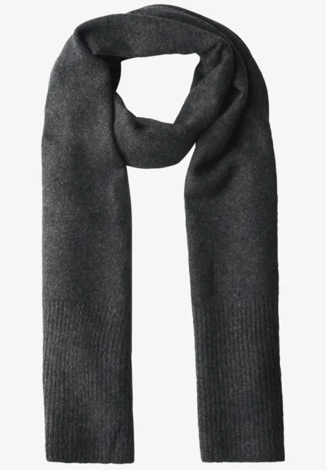 Langer Schal anthracite melange