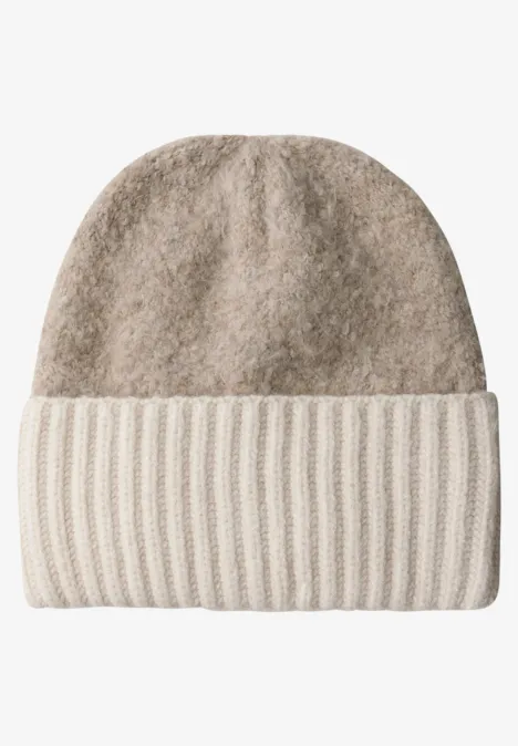 Strukturmix Beanie Soft Sand Mel.