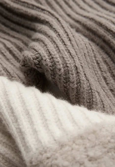 Strukturmix Schal Soft Sand Mel.