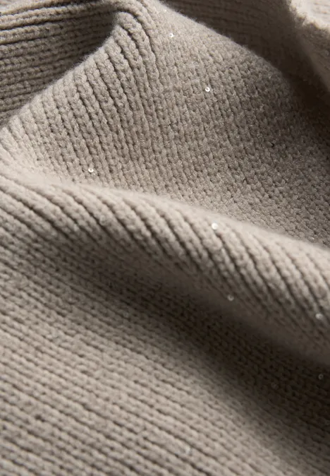 Loop Schal mit Pailletten Soft Sand Mel.