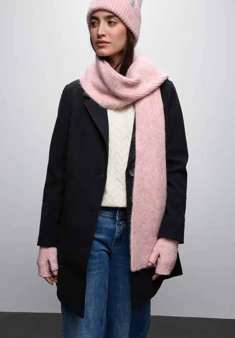 Handwärmer mit Woll-Anteil sweet rose mel.