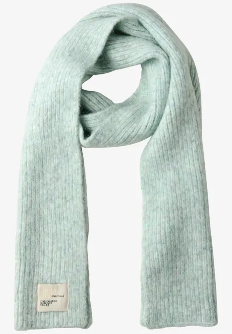 Schal mit Woll-Anteil serene green mel.