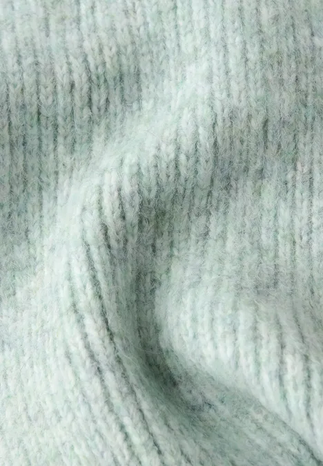 Schal mit Woll-Anteil serene green mel.