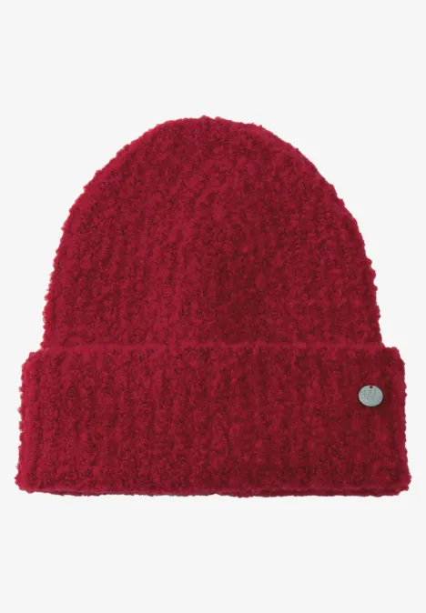 Bouclé Beanie carpet red