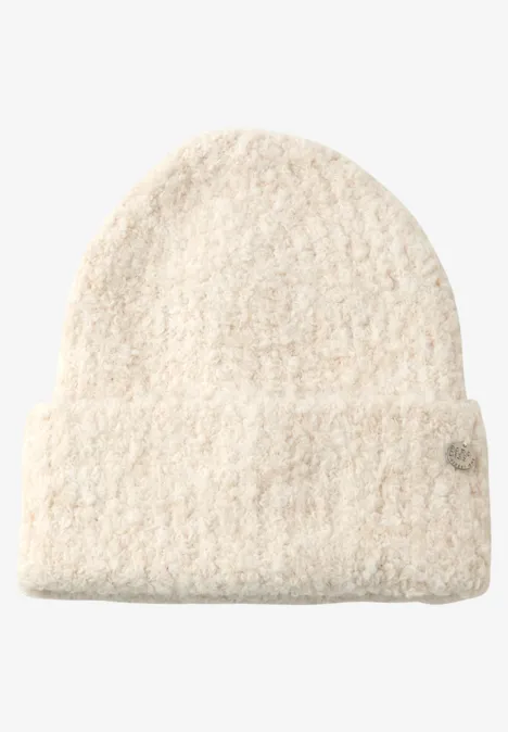 Bouclé Beanie soft beige