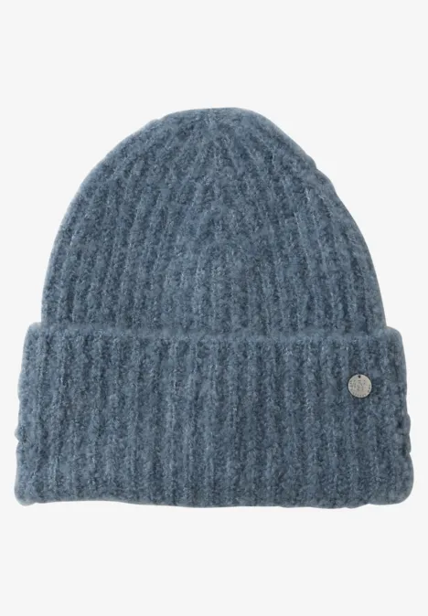 Bouclé Beanie Slate Blue Mel.