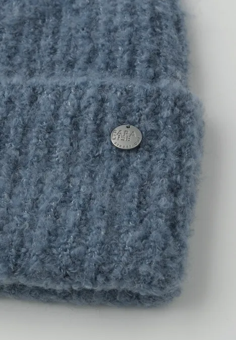 Bouclé Beanie Slate Blue Mel.